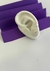 Earcuff zirconia prata 925