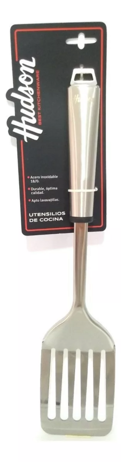 Espatula Ranurada Acero Inoxidable Hudson Utensillo - comprar online