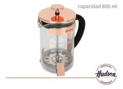 CAFETERA VIDRIO ACERO 800ml - comprar online