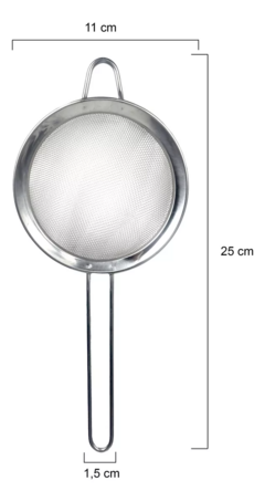 Colador 10,5 Cm Hudson Utensilio Cocina Acero Inoxidable - comprar online