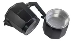 Set Cafetera Italiana Total Black+2 Tazas Vidrio Doble Pared - comprar online