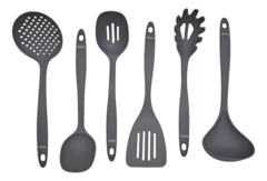 Set X6 Utensilios Nylon + Vaso Contenedor Cocina Hudson en internet