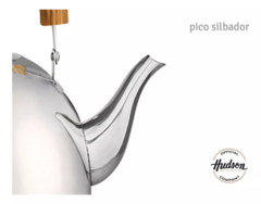 Hudson Pava Acero Inoxidable 1,5lts Pico Matero Mango Madera Normal Color Marrón - comprar online