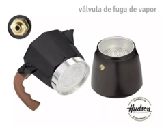 Cafetera Hudson Moka 9 Tazas manual negra italiana induccion - tienda online