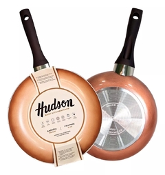 Sarten Antiadherente Ceramica Hudson 26 Cm Mango Siliconado Color Cobre