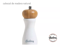 Molinillo De Madera Hudson Laqueado Color Blanco 15 Cm en internet