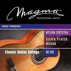 Encordoamento Magma GC120 Violão clássico, Tensão Alta, Nylon e Prata