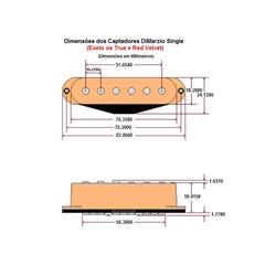 Captador DiMarzio Area 61(TM) (Branco) - DP416W na internet