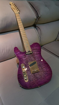 Guitarra SGT TC STD CANHOTO Pink Stain Flame - comprar online