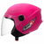 Capacete New Liberty 3 rosa (aberto)