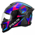 Capacete Stealth Concept Azul/Rosa