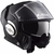 CAPACETE LS2 VALIANT MONOCOLOR PRETO FOSCO FF399