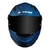 Capacete Ls2 Ff358 Classic Monocolor Azul Fosco - Piru Motos