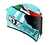 Capacete KYT TT Course Dennis Foggia Leopard (replica piloto)