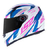 Capacete LS2 Draze Rosa/azul/branco