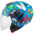 Capacete New Atomic Universe Azul