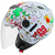 Capacete New Atomic Universo Branco