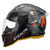 Capacete Stealth Carburetor Preto/Laranja