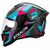 Capacete Stealth Concept Verde/Rosa