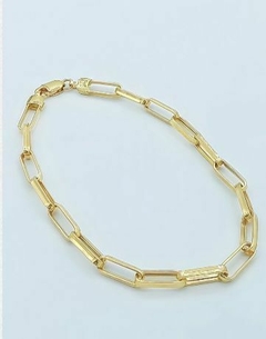 PULSEIRA ELO CARTIER ALONGADO OURO 18K