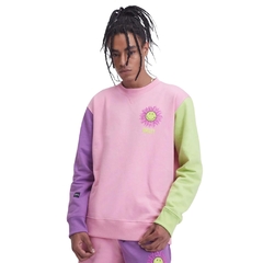 Moletom Sweatshirt Baw x Smiley Sun Mass Unissex Rosa - Cargus