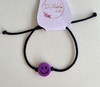 Pulseira com Smile Lilás