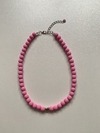 Colar Feminino Rosa com Coração