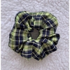 Scrunchie Xadrez Verde M