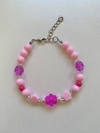 Pulseira Feminina Rosa