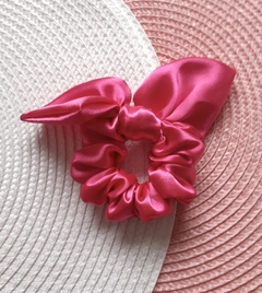 Scrunchie de Cetim Rosa