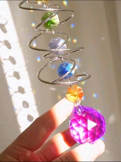 Suncatcher Espiral - Olhos do Por do Sol