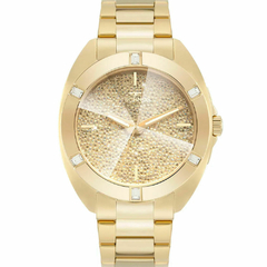 Relógio Technos Feminino Crystal Dourado 2033CU/1X