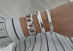 Pulsera eslabones gruesos