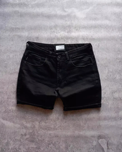 Bermuda De Jeans Negro (Importado) - comprar online