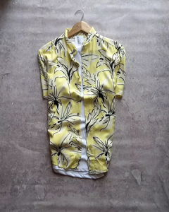 Camisa de lino cuello mao - comprar online