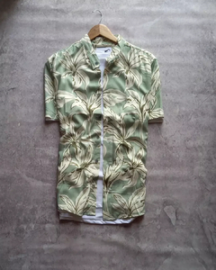 Camisa de lino cuello mao - comprar online