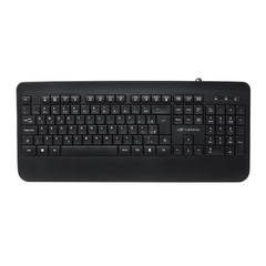 Teclado Multimidia Com Fio USB KB-M100BK Preto C3Tech - Supryshop 