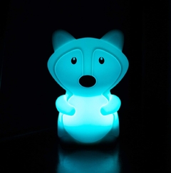 Luminária E Abajur Infantil Raposa Médio Pet Light Cores - Supryshop 