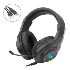 Fone Headset Redragon Hylas H260 RGB Gaming Microfone Preto - loja online