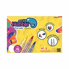 Art Kit Hubble Brush Fábrica De Canetas Newpen Cores Diversa