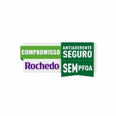 Frigideira Antiaderente Rochedo Stone Pro Rev Minerium 24cm - Supryshop 