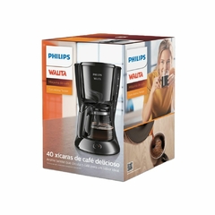 Cafeteira Elétrica Daily Philips Walita Preta 1000W RI7461 - Supryshop 