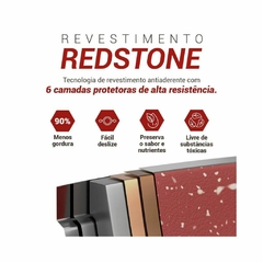 Frigideira Philco PPH240AFR Revestimento Redstone 1,7L Verm - Supryshop 