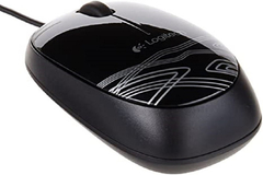 Mouse Optico Usb Logitech M105 Preto / Branco Com Fio - Supryshop 