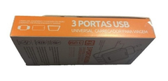 Carregador Univ Kaidi Kd-606a 3.1a 3portas Usb + Cabo iPhone - Supryshop 