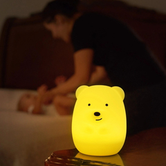 Imagem do Luminária Abajur Led Infantil Urso Sem Fio Pet Light