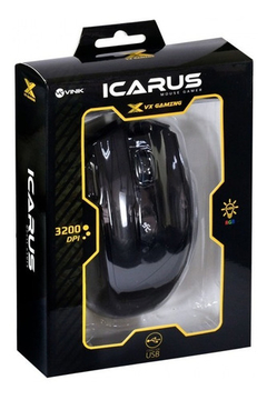 Mouse Gamer Icarus Com Led Rgb C/ Ajuste Peso 3200dpi Vinik na internet