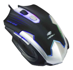 Mouse Gamer Com Fio Usb Mg-11bsi Preto/prata C3tech C/ Leds - Supryshop 