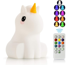 Luminária Abajur Led Infantil Unicórnio Pet Light 9 Cores - comprar online