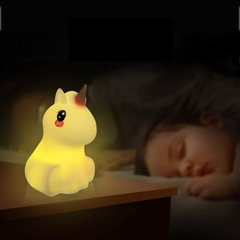 Luminária Abajur Led Infantil Unicórnio Pet Light 9 Cores na internet